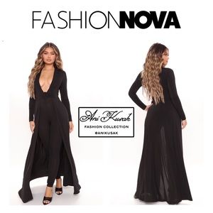 Fashion Nova Black Jumpsuit